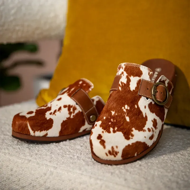 Ariat Country Womens Mules - Cow Hair On-8