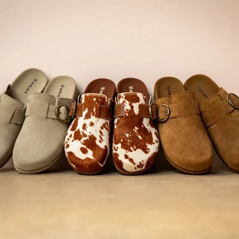 Ariat Country Womens Mules - Cow Hair On-9