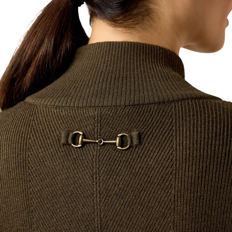 Ariat Foxleigh Womens 1/2 Zip Sweatshirt - Earth-4