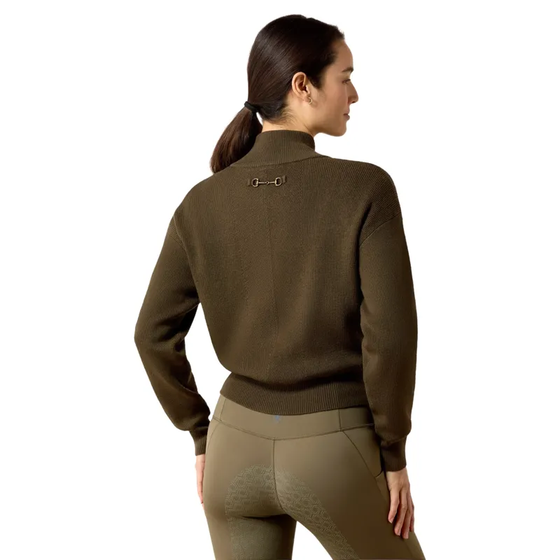 Ariat Foxleigh Womens 1/2 Zip Sweatshirt - Earth-2