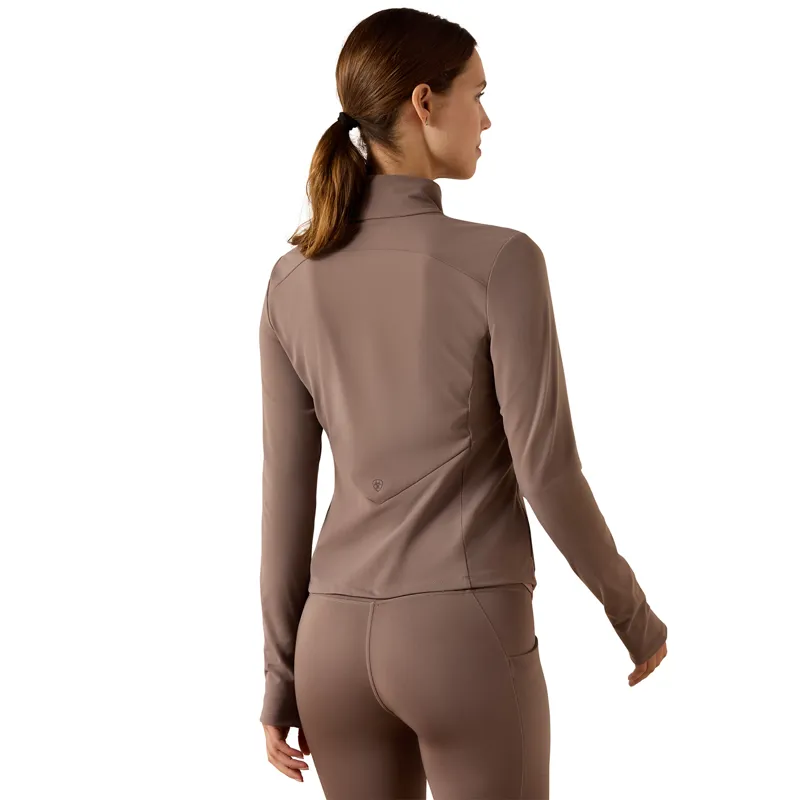 Ariat SolVeil Womens Full Zip Sweatshirt - Iron-1