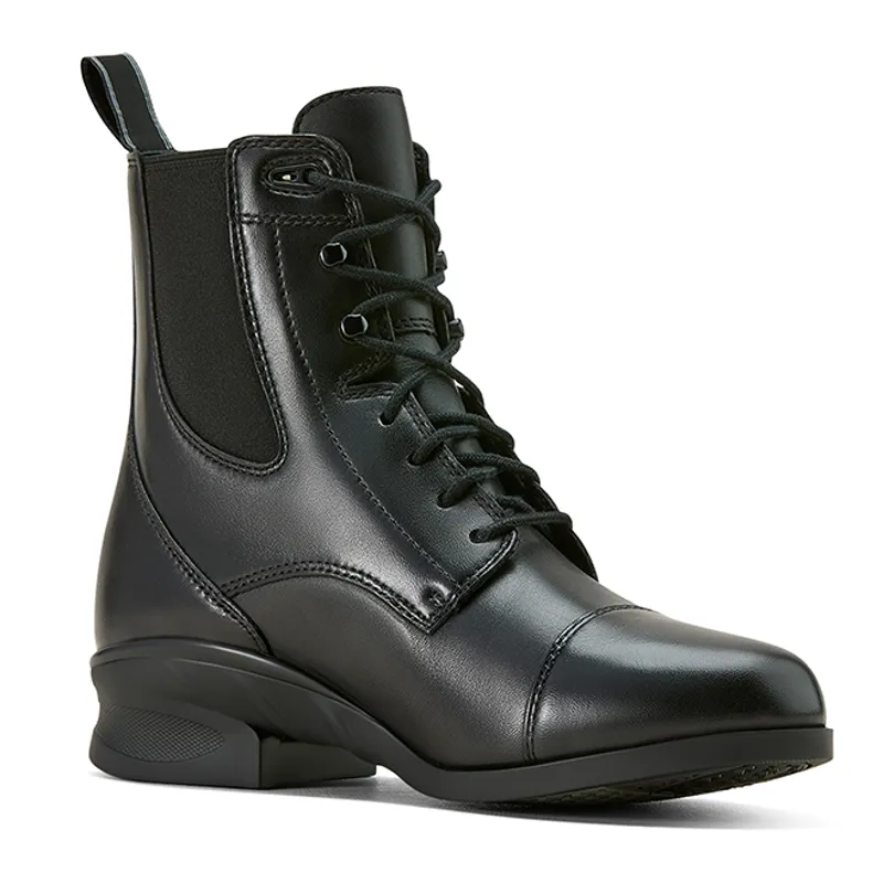 Ariat Heritage Ladies Laced Paddock Boots - Black-2