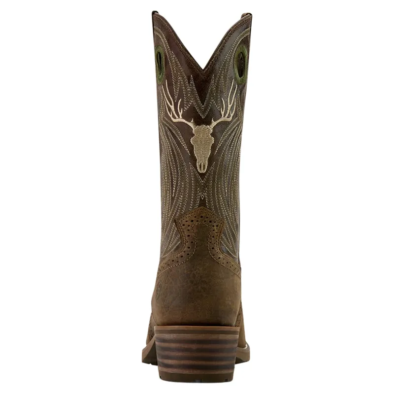 Ariat Hybrid Roughstock Antler Mens Western Boots - Wild Taupe-4