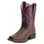 Ariat Tombstone Junior Western Boots - Vintage Bomber/Plum