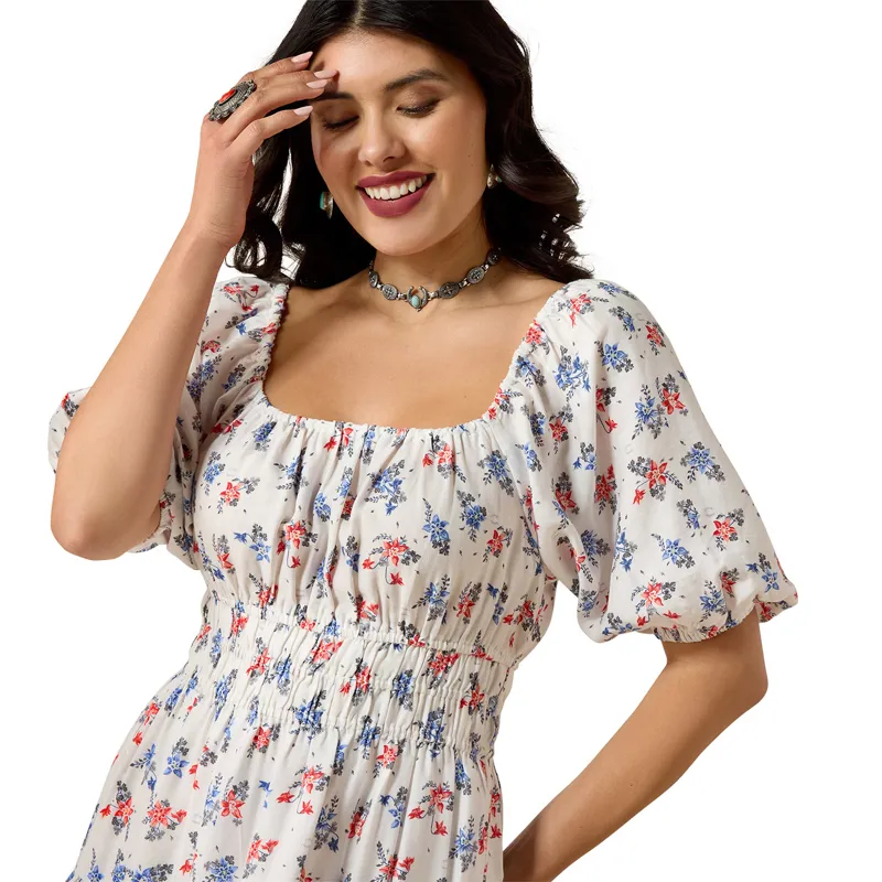 Ariat Juliet Womens Dress - Floral Print-2