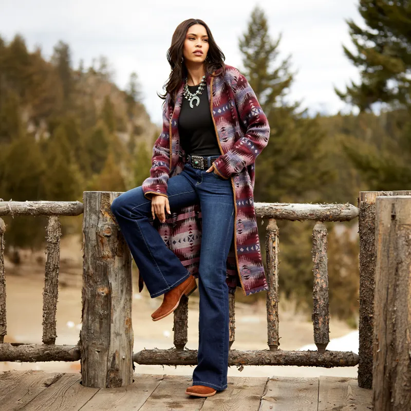 Ariat Ultra Stretch Perfect Rise Katie Womens Flare Jeans - Maya-6