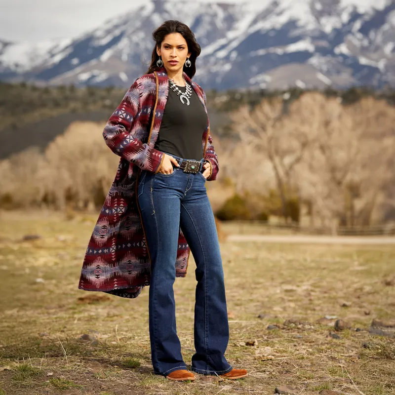 Ariat Ultra Stretch Perfect Rise Katie Womens Flare Jeans - Maya-4