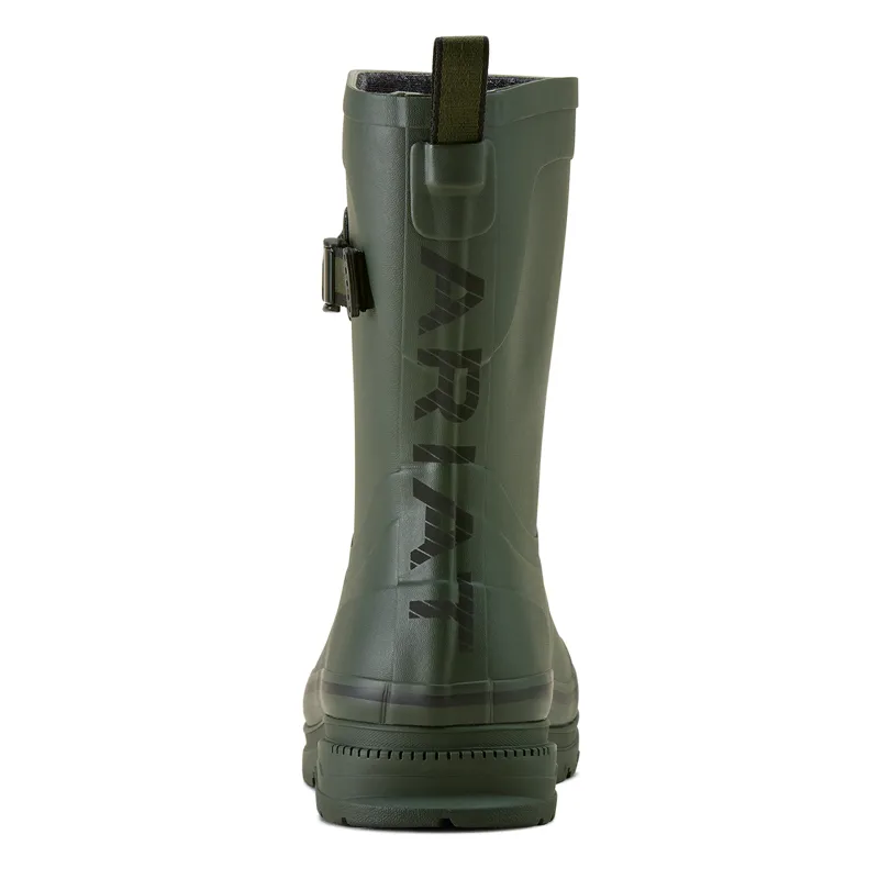 Ariat Kelmarsh Mid Womens Short Wellies - Dark Olive-1