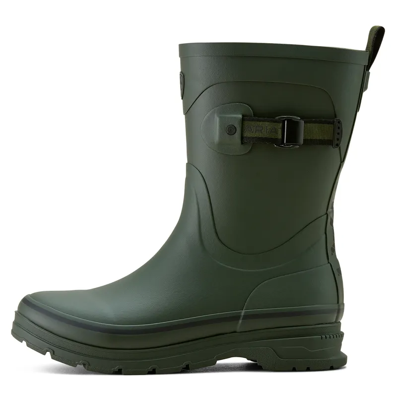 Ariat Kelmarsh Mid Womens Short Wellies - Dark Olive-4