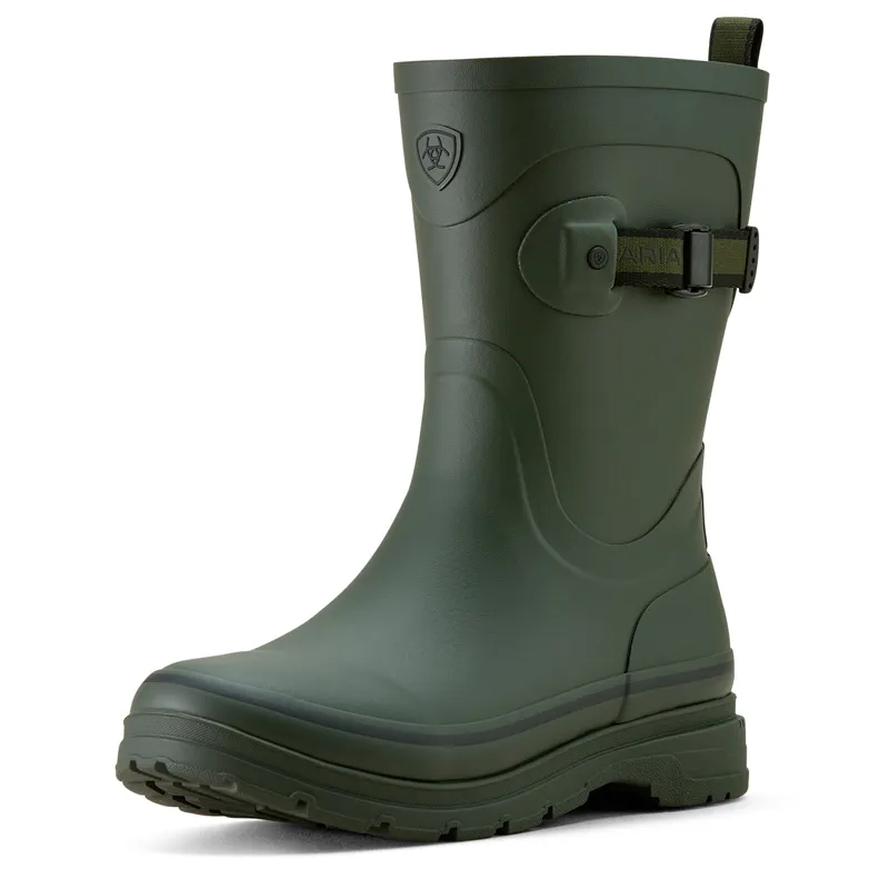 Ariat Kelmarsh Mid Womens Short Wellies - Dark Olive