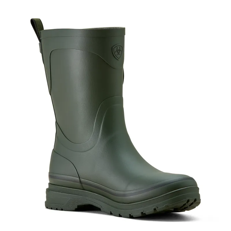 Ariat Kelmarsh Mid Womens Short Wellies - Dark Olive-2