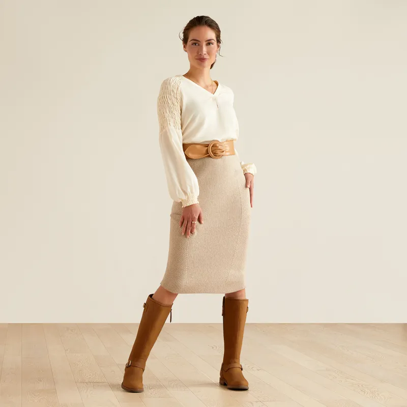 Ariat Country Malvern Ladies Skirt - Oatmeal-2