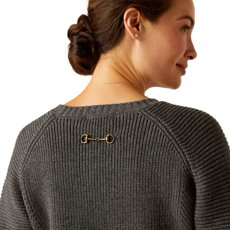 Ariat Country Malvern Ladies Sweater - Charcoal-4