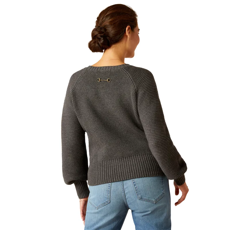 Ariat Country Malvern Ladies Sweater - Charcoal-2