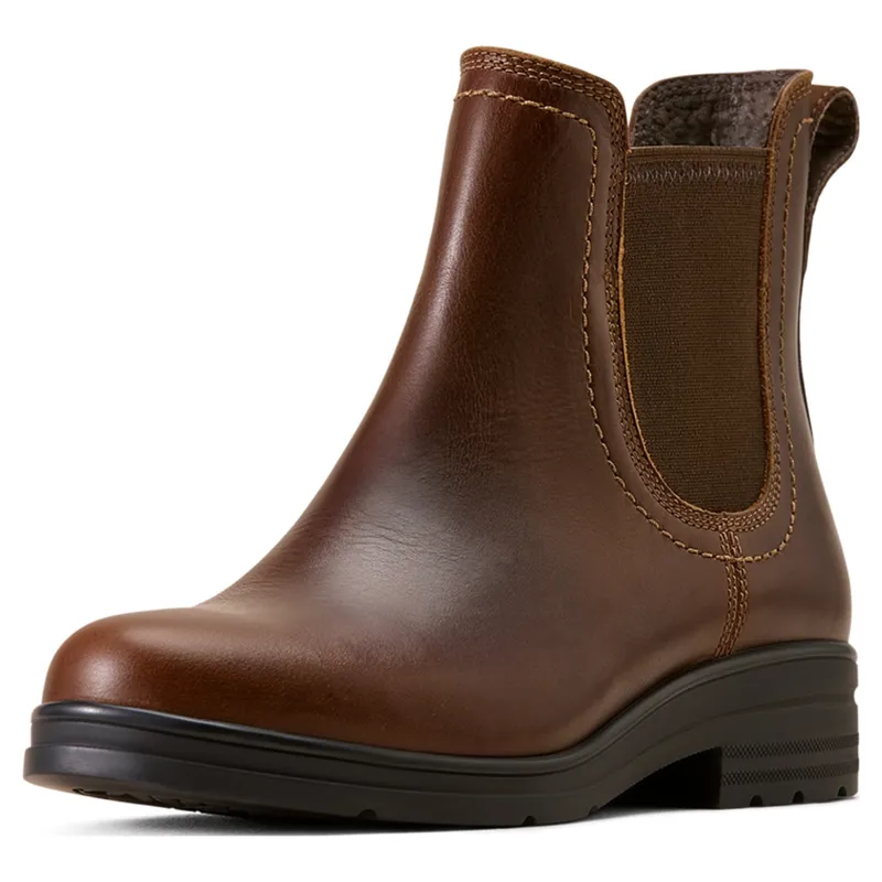 Ariat Langley Womens Waterproof Chelsea Boots - Tobacco Brown