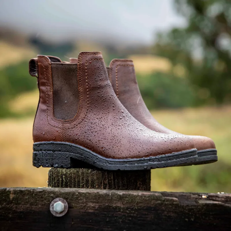Ariat Langley Womens Waterproof Chelsea Boots - Tobacco Brown-3