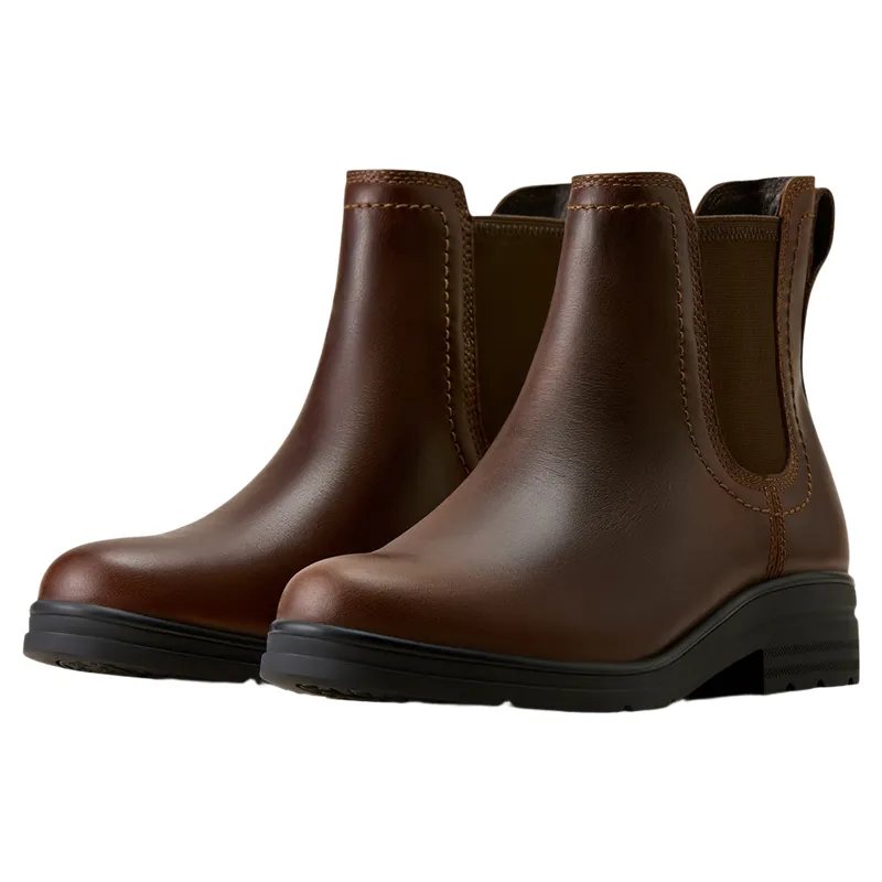Ariat Langley Womens Waterproof Chelsea Boots - Tobacco Brown-1
