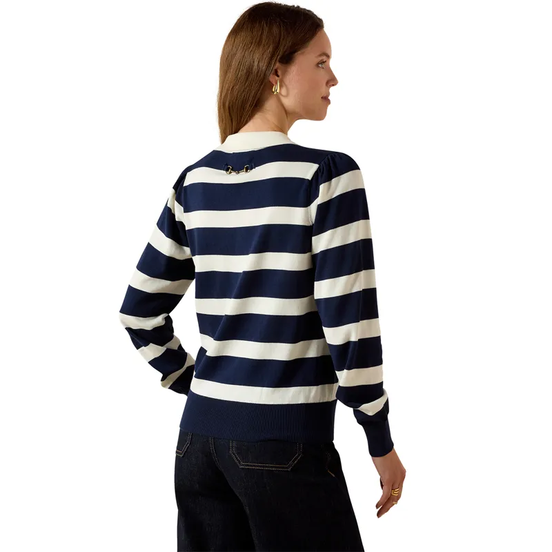 Ariat Country Langsett Womens Sweater - Navy Stripe-1