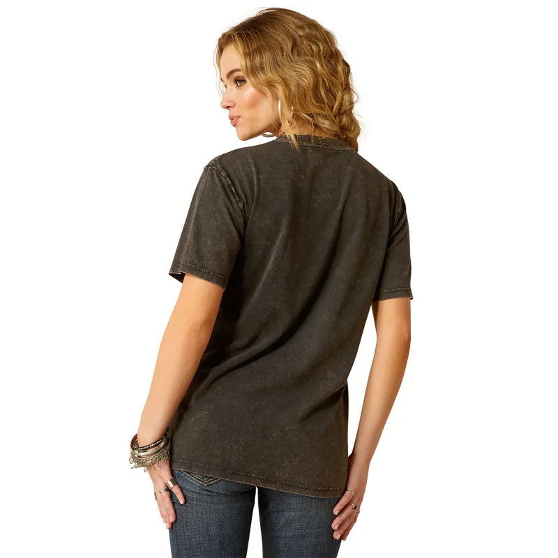 Ariat Later Gator Short Sleeve Ladies Tee - Black-1