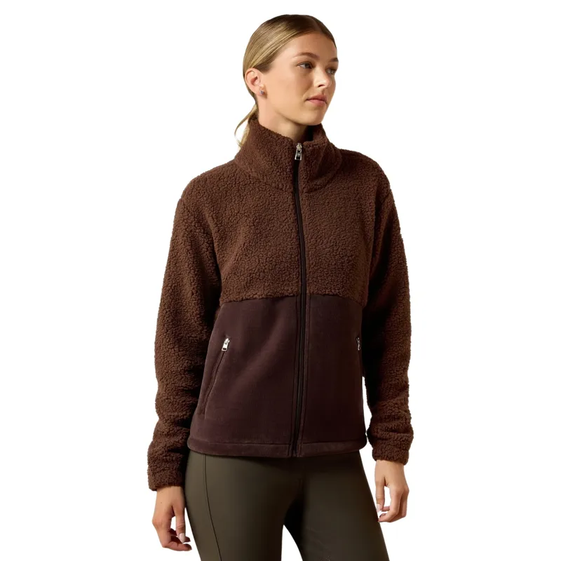 Ariat Laviolette Womens Full Zip Jacket - Chocolate Plum