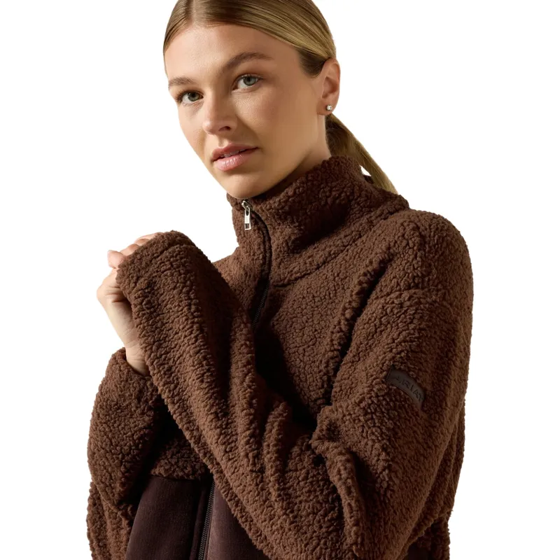 Ariat Laviolette Womens Full Zip Jacket - Chocolate Plum-2
