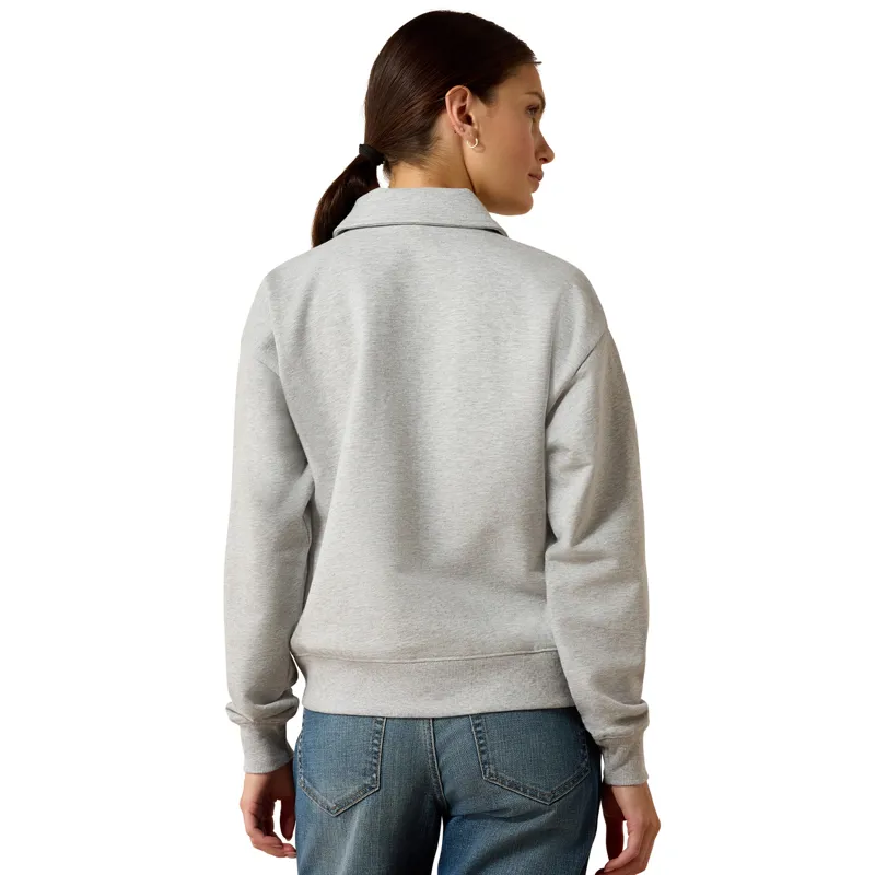 Ariat Lovett Womens Sweatshirt - Heather Grey-1
