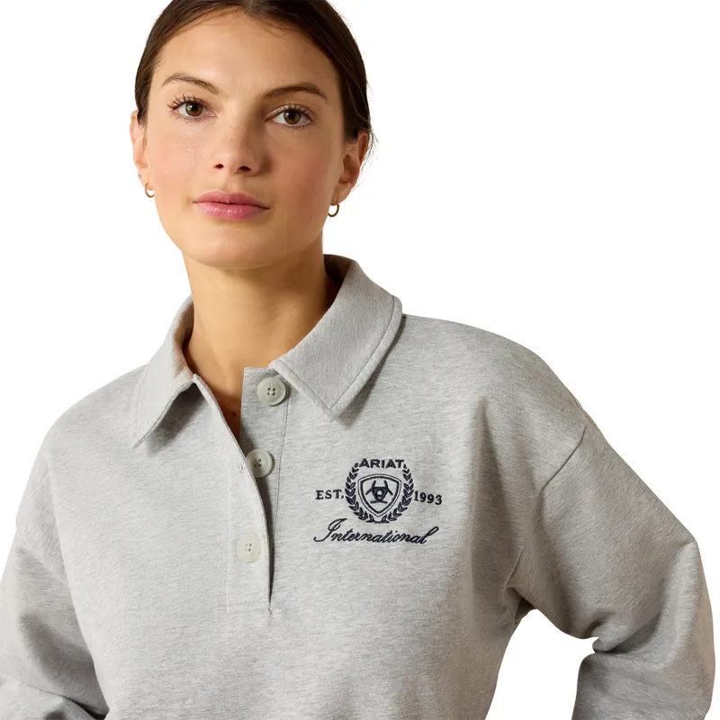 Ariat Lovett Womens Sweatshirt - Heather Grey-2