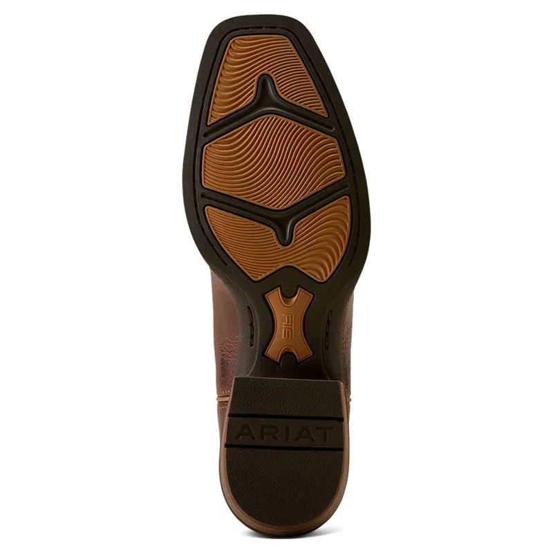 Ariat Lucera Narrow Cutter Toe Western Boots - Deepest Tan/Chocolate-5
