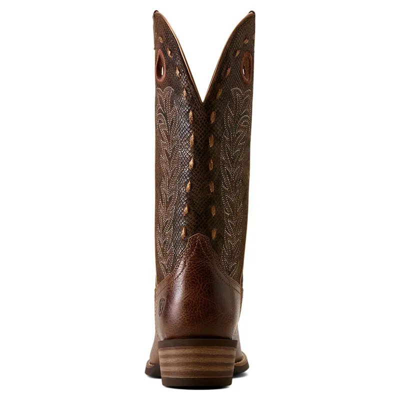 Ariat Lucera Narrow Cutter Toe Western Boots - Deepest Tan/Chocolate-2