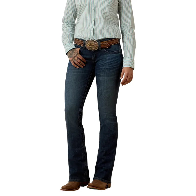 Ariat Luisa Womens Mid Rise Boot Cut Jeans - Pasenda-2