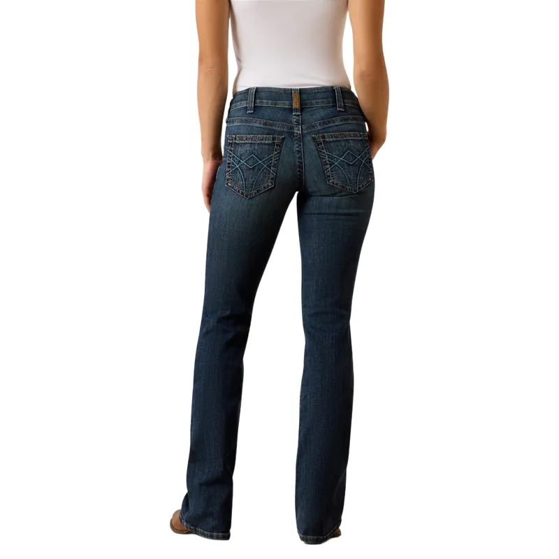 Ariat Luisa Womens Mid Rise Boot Cut Jeans - Pasenda-1