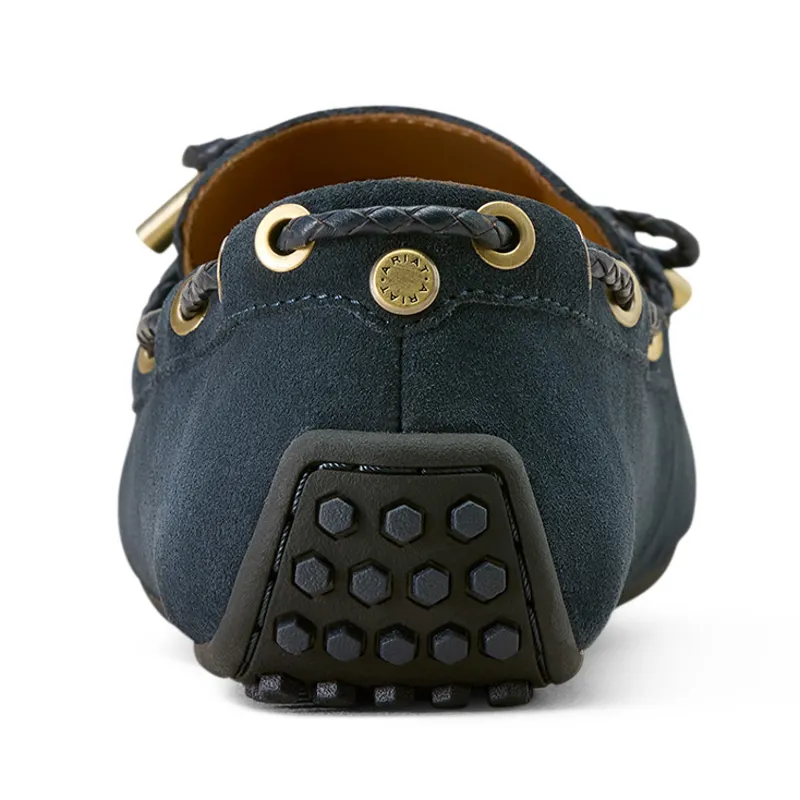 Ariat Margot Womens Driving Moccasins - Navy Suede-1