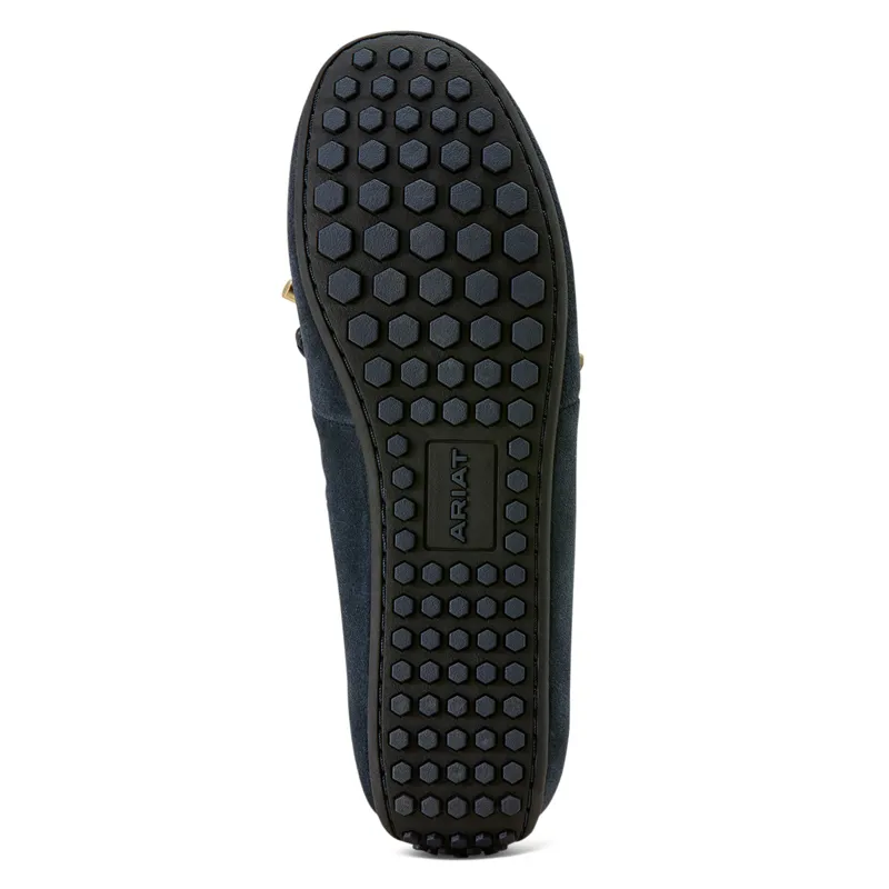 Ariat Margot Womens Driving Moccasins - Navy Suede-3