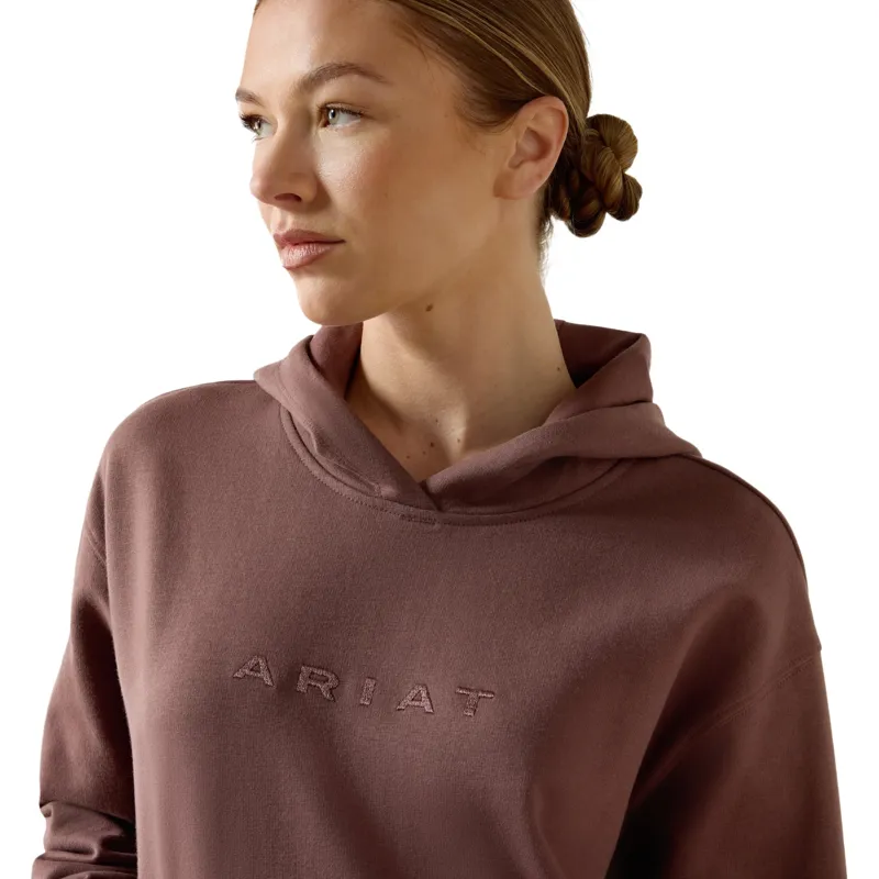 Ariat Martine Womens Hoodie - Peppercorn-2