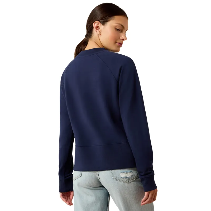 Ariat Martine Womens Sweatshirt - Navy-1