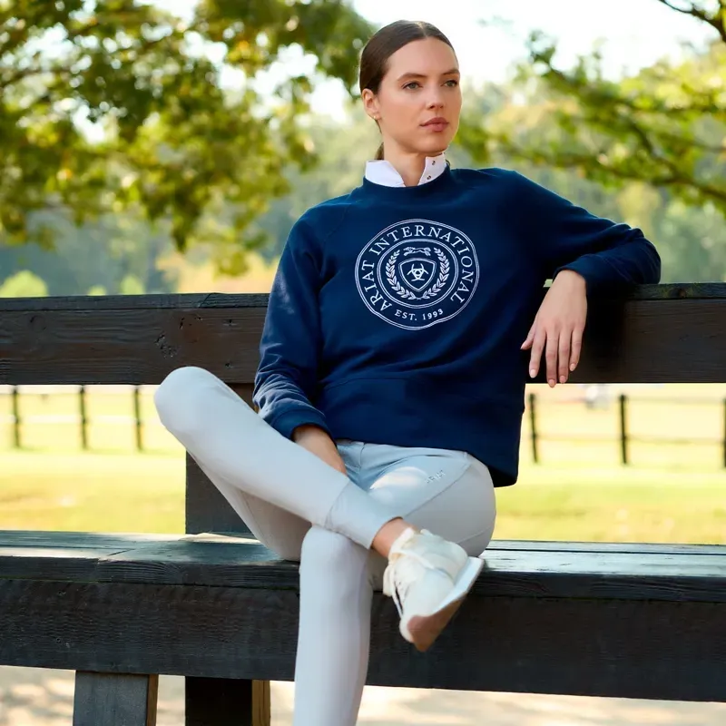 Ariat Martine Womens Sweatshirt - Navy-4