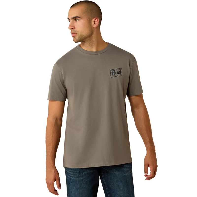 Ariat Patriot Classic Mens T-Shirt - Smoked Pearl-1