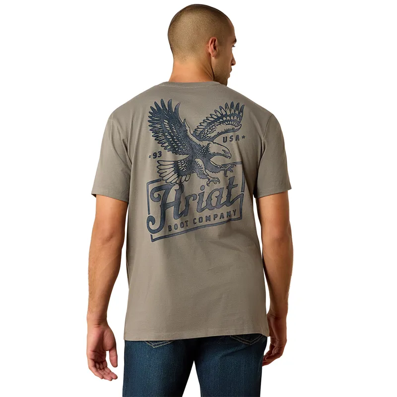 Ariat Patriot Classic Mens T-Shirt - Smoked Pearl