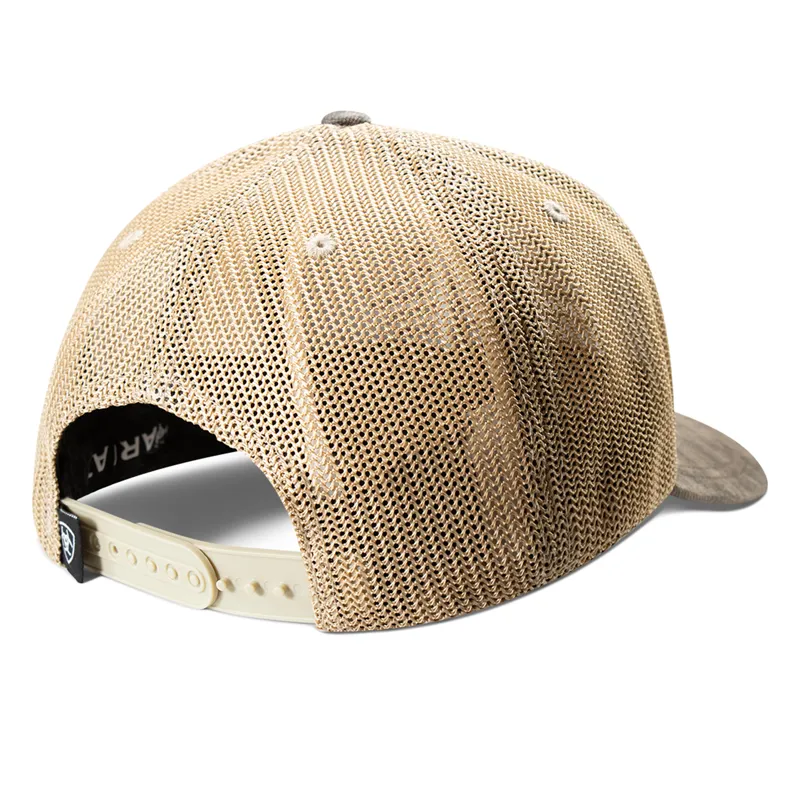 Ariat Mens Patriot Flag Trucker Cap - Brown-1