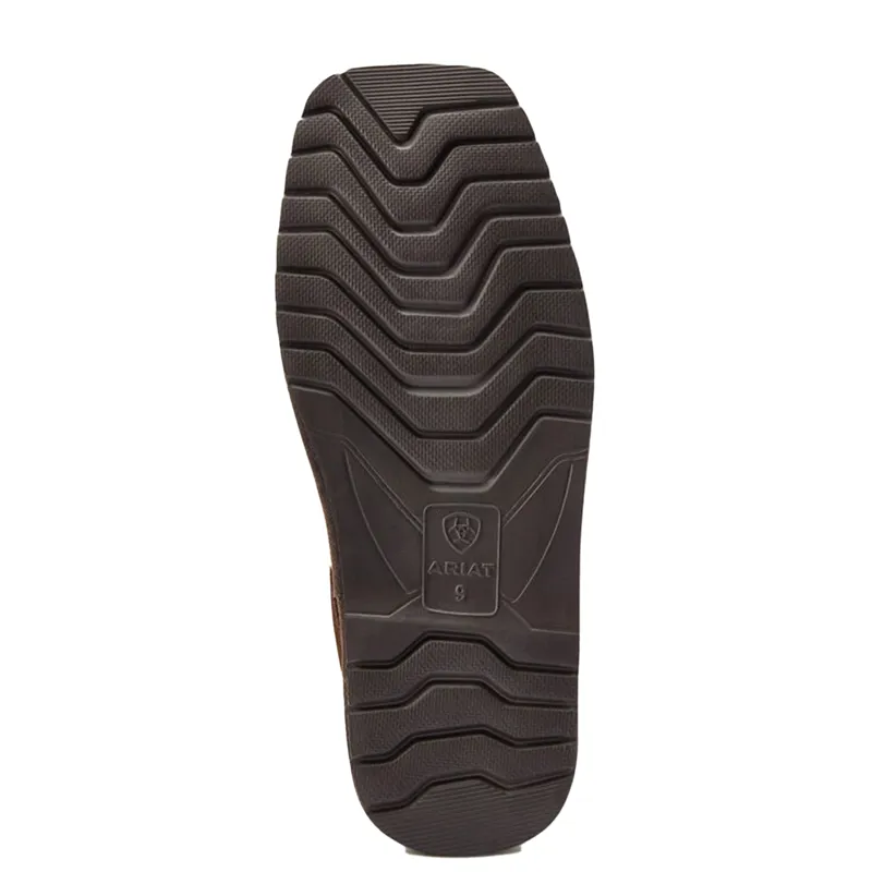 Ariat Patriot Mens Square Toe Slippers - Dusty Brown-4