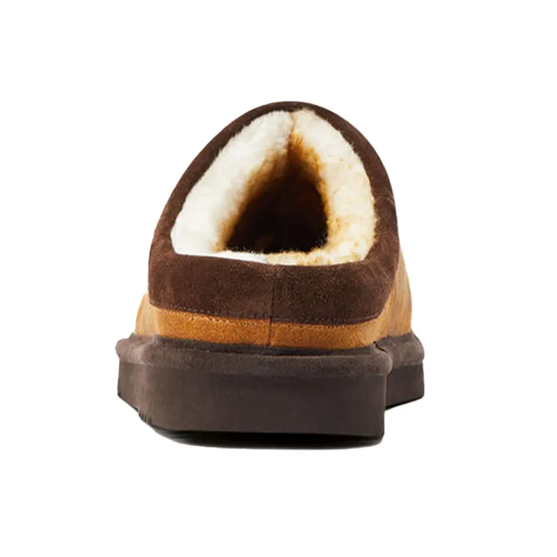 Ariat Patriot Mens Square Toe Slippers - Dusty Brown-5