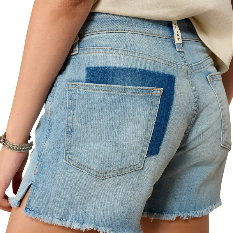Ariat Jazmine Perfect Rise Womens Denim Shorts - Blue-1