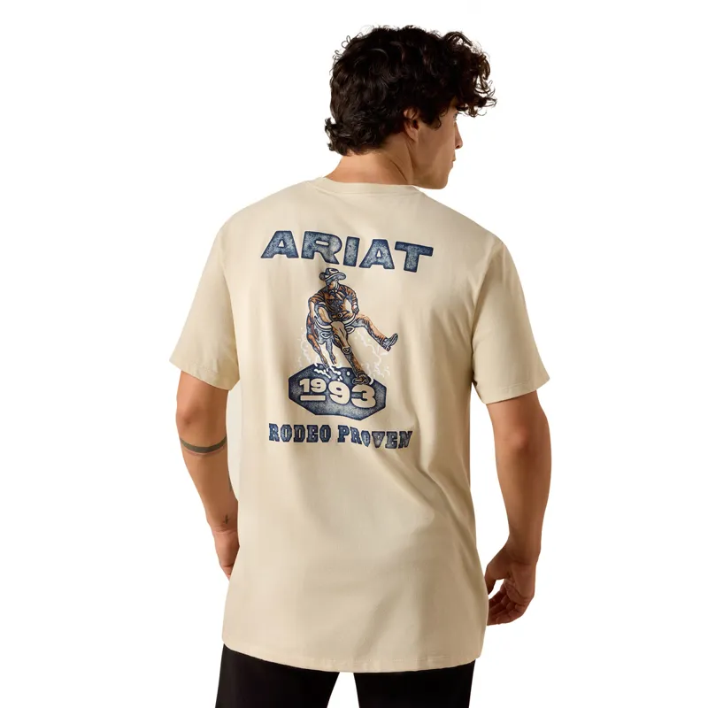 Ariat Proven Stamp Mens Classic Fit Tee - Natural