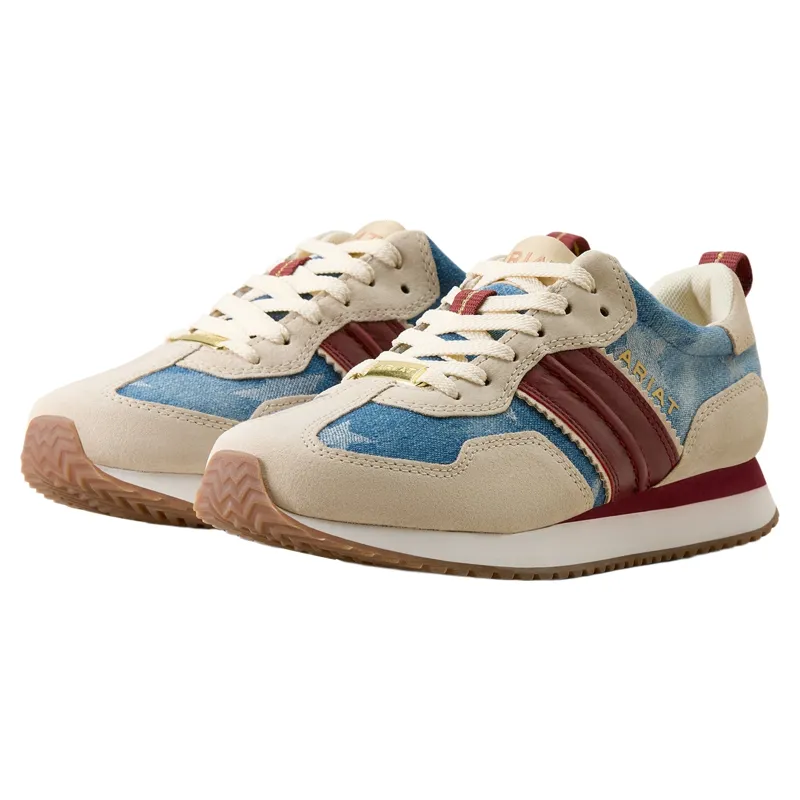 Ariat Ranch Runner Womens Trainers - Patriotic-1