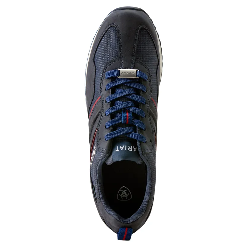 Ariat Ranch Runner Waterproof Mens Trainers - Navy-6