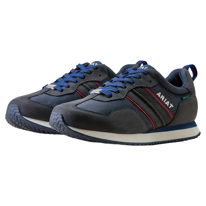 Ariat Ranch Runner Waterproof Mens Trainers - Navy-1