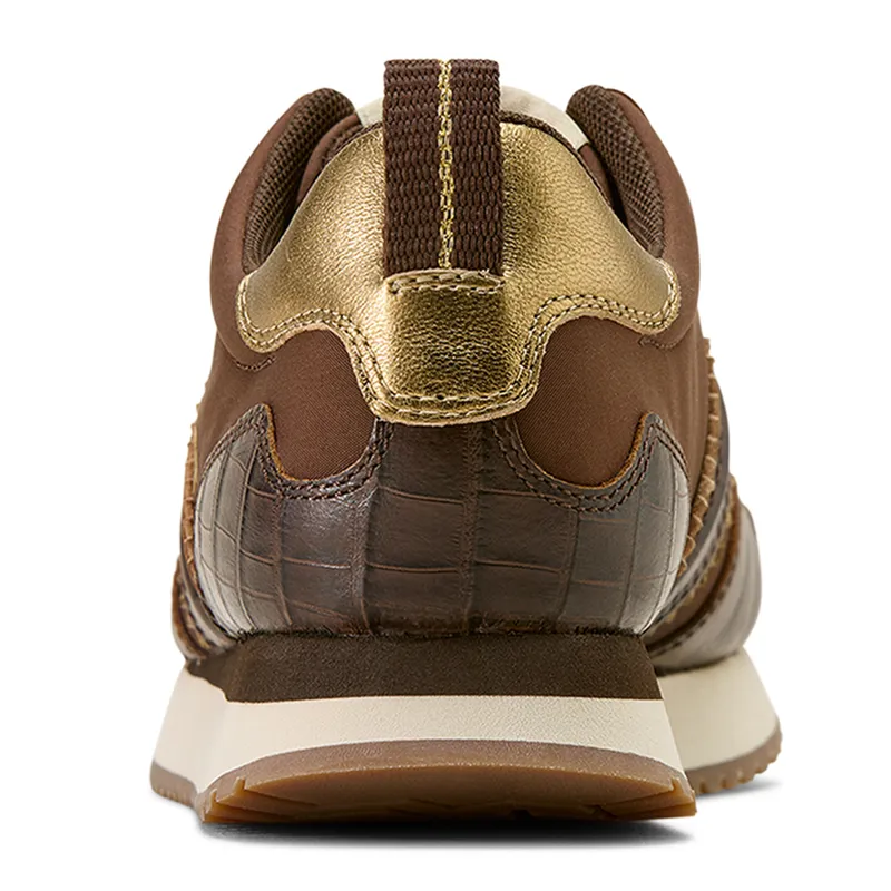 Ariat Ranch Runner Womens Trainers - Aged Tan-4