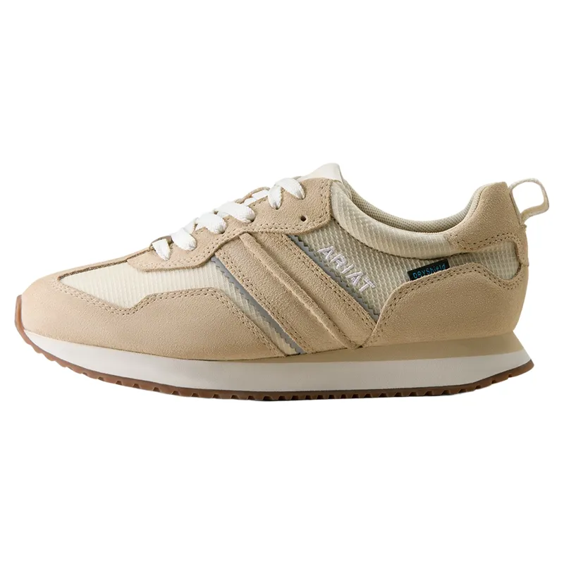 Ariat Ranch Runner Waterproof Womens Trainers - Cloud Cream-6