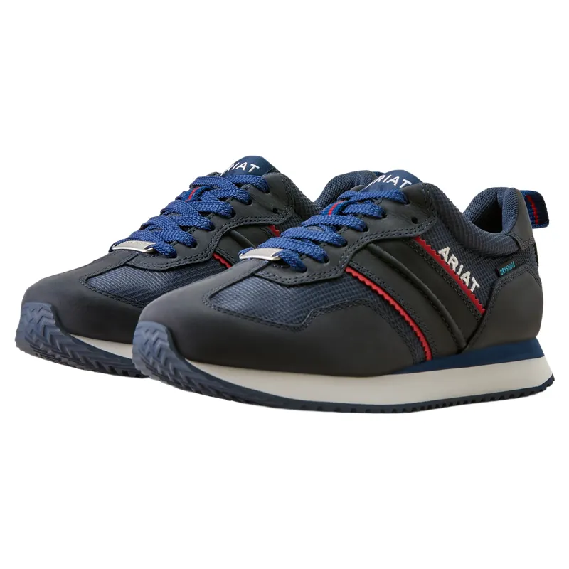 Ariat Ranch Runner Waterproof Womens Trainers - Navy-2