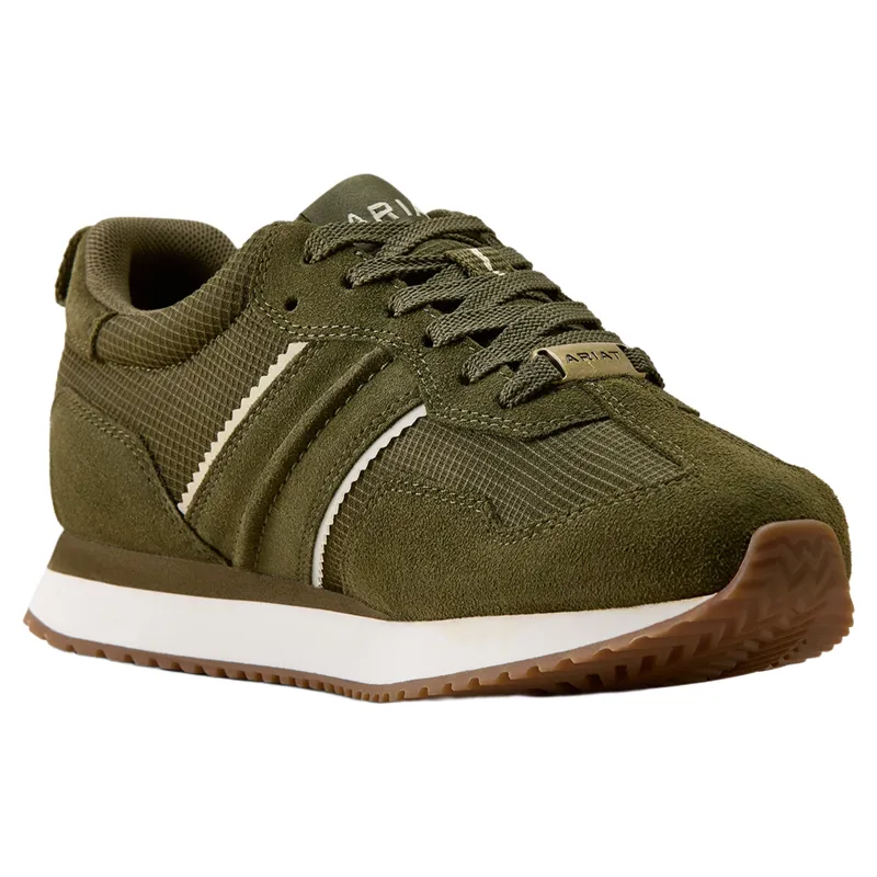Ariat Ranch Runner Waterproof Womens Trainers - Olive Night-5